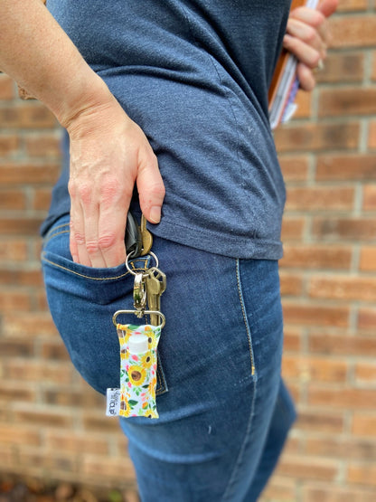 Sunflowers LippyClip® Lip Balm Holder | Daily Health & Beauty