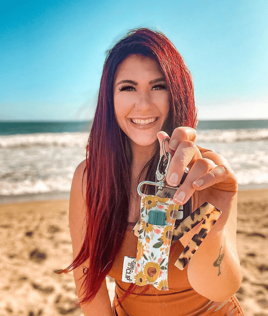 Sunflowers LippyClip® Lip Balm Holder | Daily Health & Beauty
