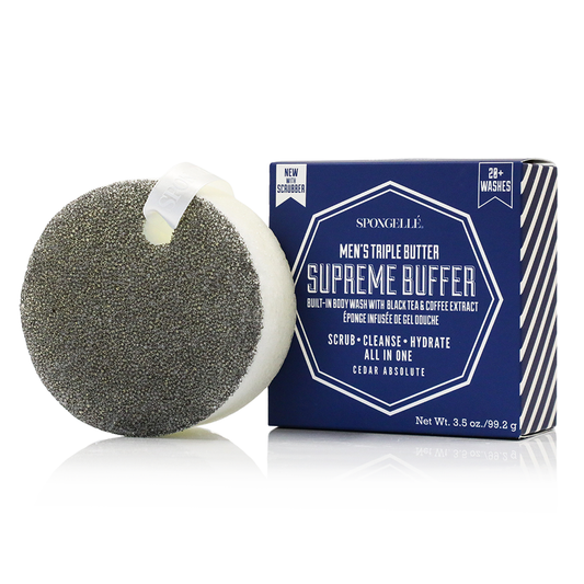 20+ Men's Supreme Buffer | Black Scrubber