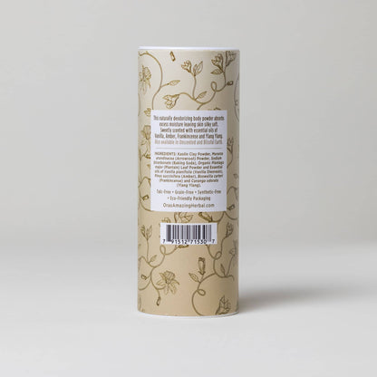 Talc Free Body Powder, Sweet Love Vanilla