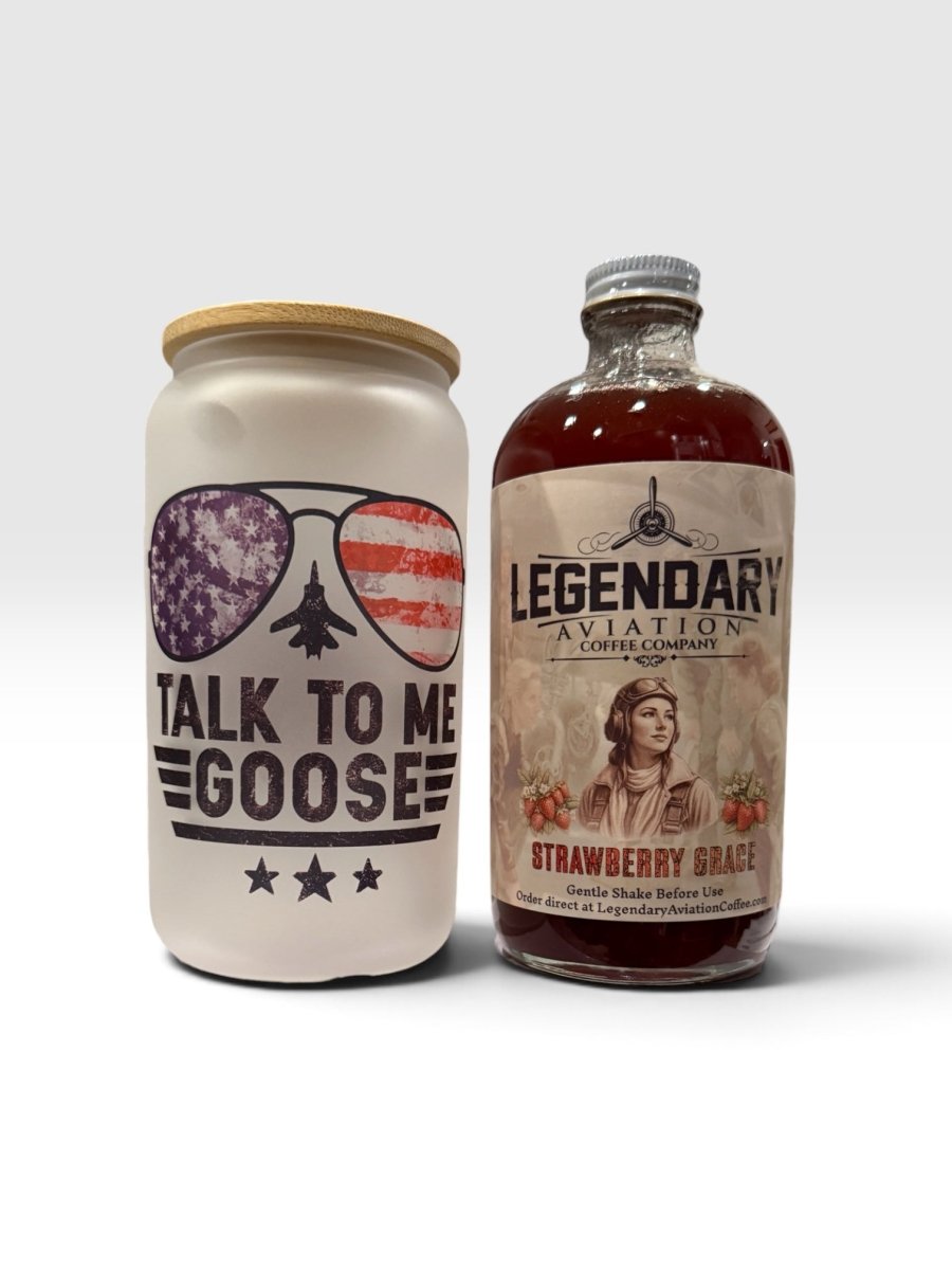 Talk to Me Goose – Legendary 16oz Frosted Glass