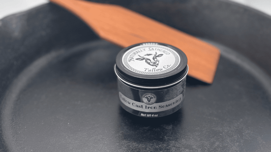 Tallow Cast Iron Seasoning – Handcrafted Cast Iron Care & Conditioner