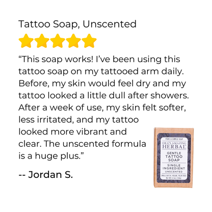 Jabón para tatuajes, sin perfume