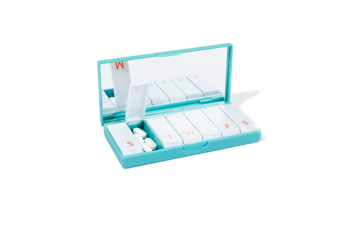 Teal Pill Box