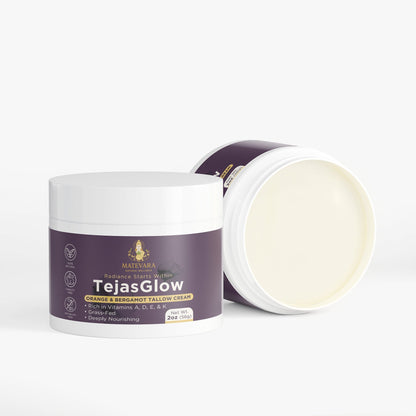 TejasGlow Tallow Cream | Moisturizing Body Cream | 2 oz