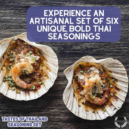 Thai Seasoning Gift Set - Tastes of Thailand - Artisanal Spice Blends Six Pack