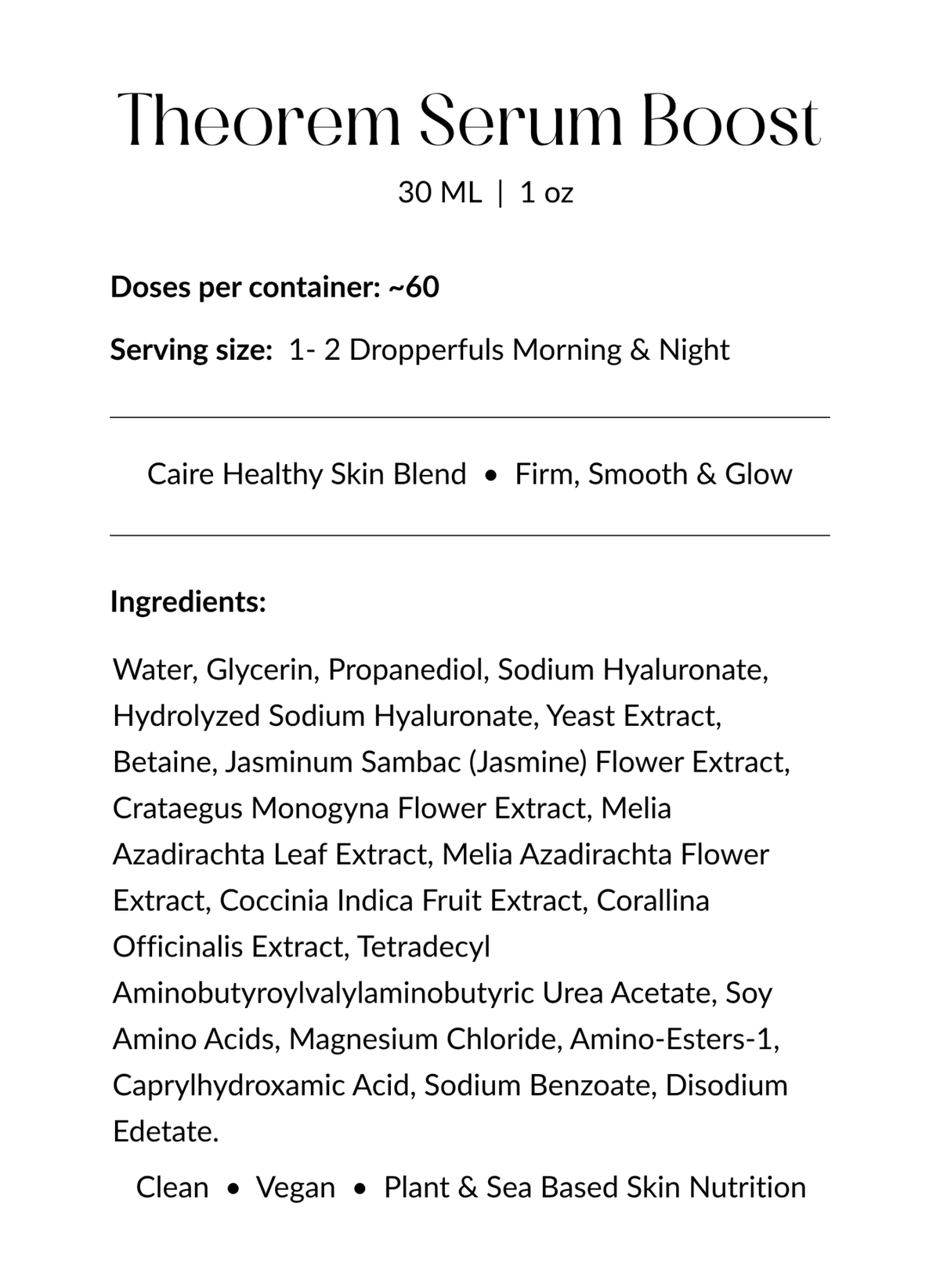 Theorem Serum Boost