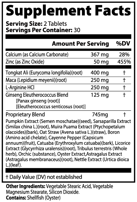 Titan Men’s Vitality Supplement | 60 Count
