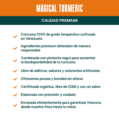 Pilules magiques de curcuma + magnésium gratuit