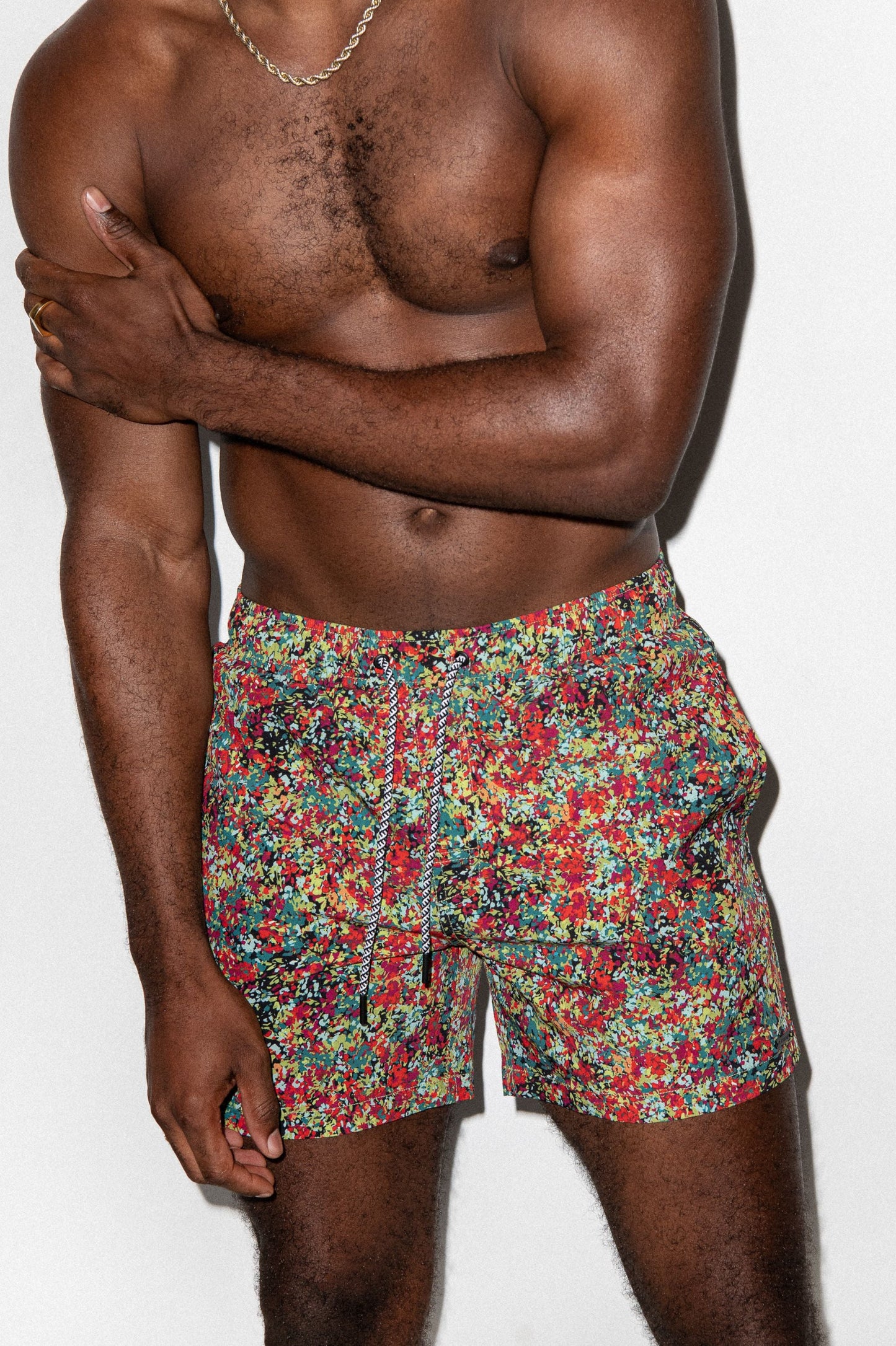 Tulum 5-Inch Swim Trunk – Coral Calypso