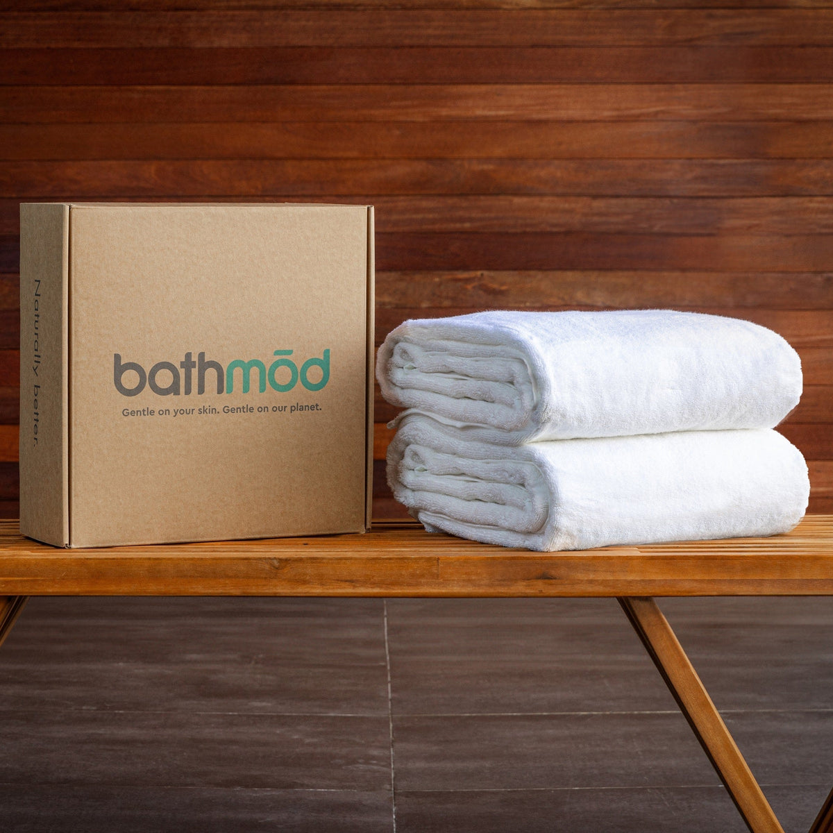 Luxury Organic Bath Sheets (Two Pack) - GOTS Certified, Soft, Eco-Friendly