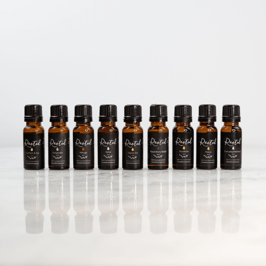 Essential Oil Blends Kit + Diffuser