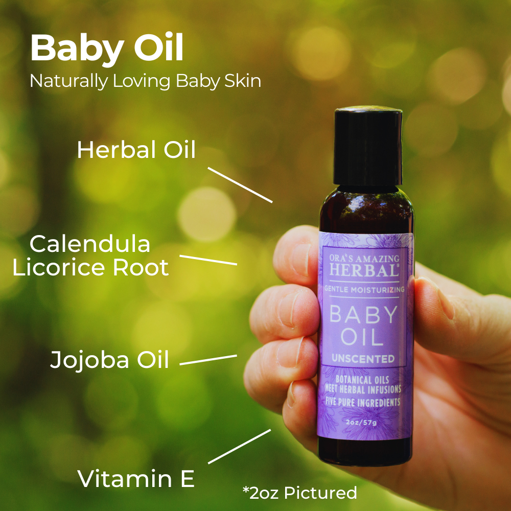 Aceite para bebé con caléndula y regaliz