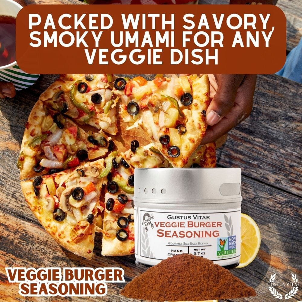 Condimento para hamburguesas vegetarianas 