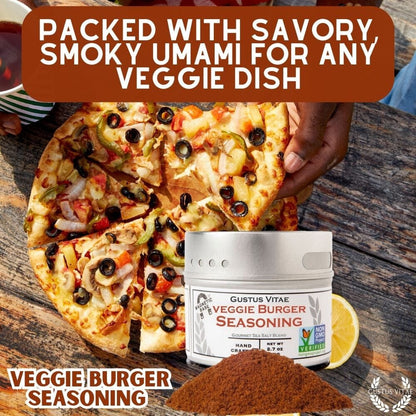 Condimento para hamburguesas vegetarianas 