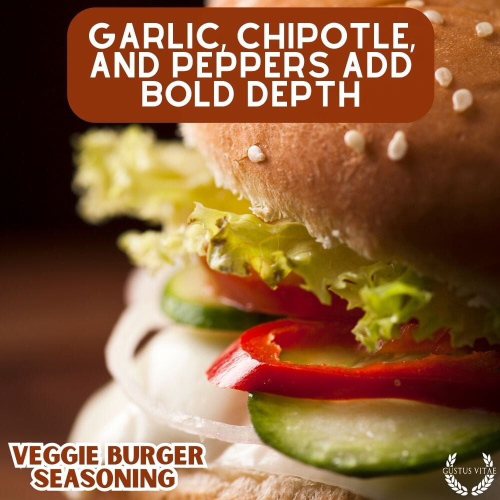 Condimento para hamburguesas vegetarianas 