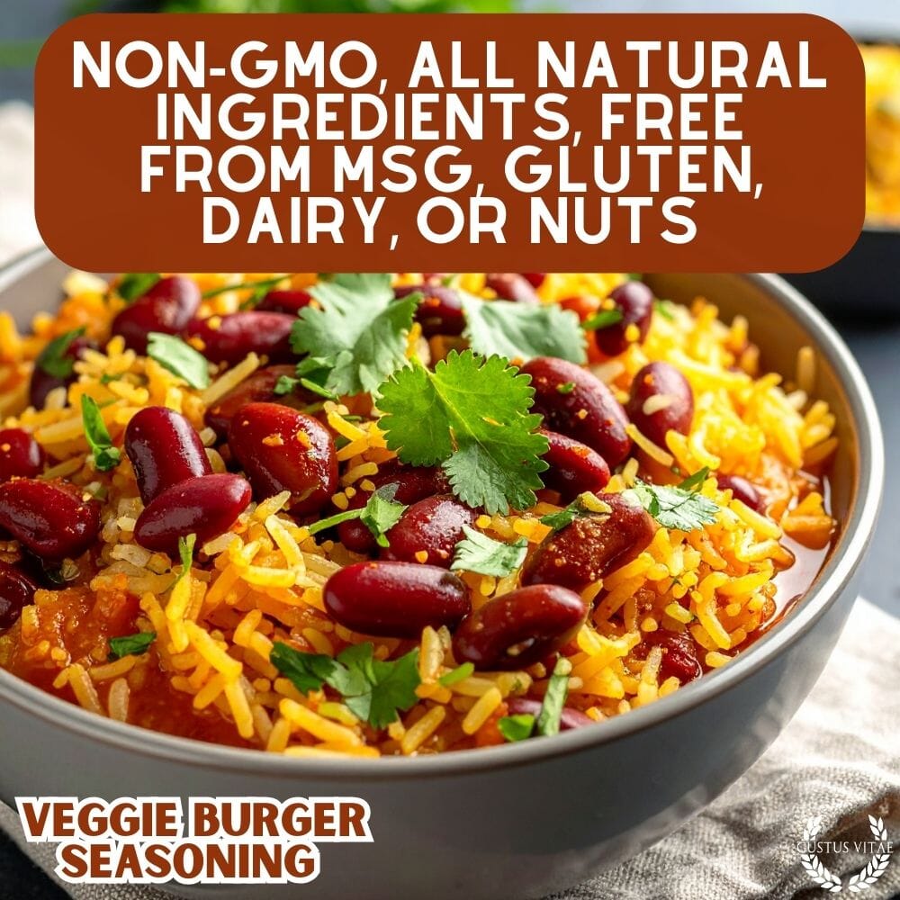 Condimento para hamburguesas vegetarianas 