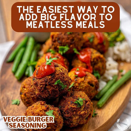 Condimento para hamburguesas vegetarianas 