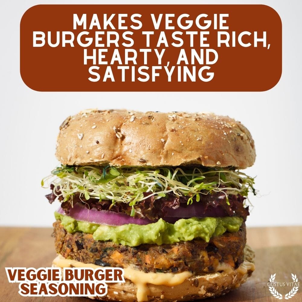 Condimento para hamburguesas vegetarianas 