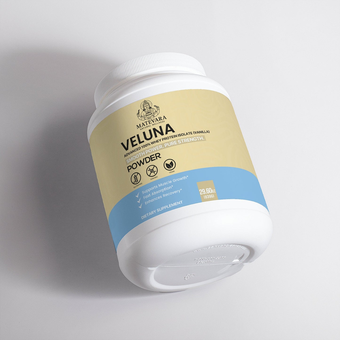 Veluna Advanced 100% Whey Protein Isolate | 28.4 oz (805g)