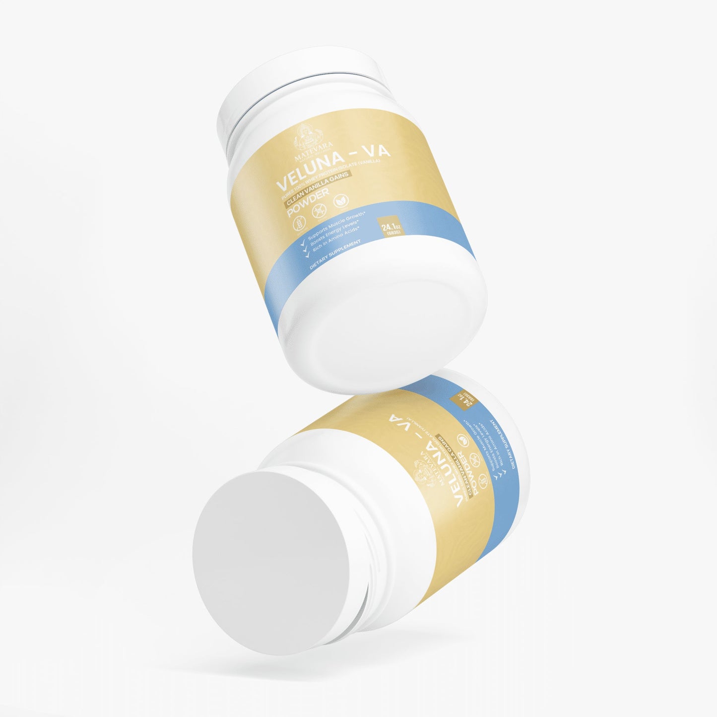 Veluna VA Pure3 Whey Protein Isolate Powder |24.1oz (683g)