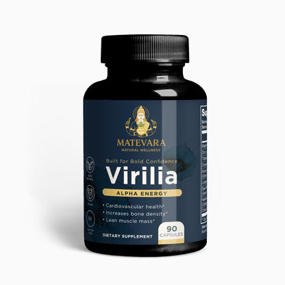 Virilia Alpha Energy |Men’s Vitality Support Capsules | 90 Count