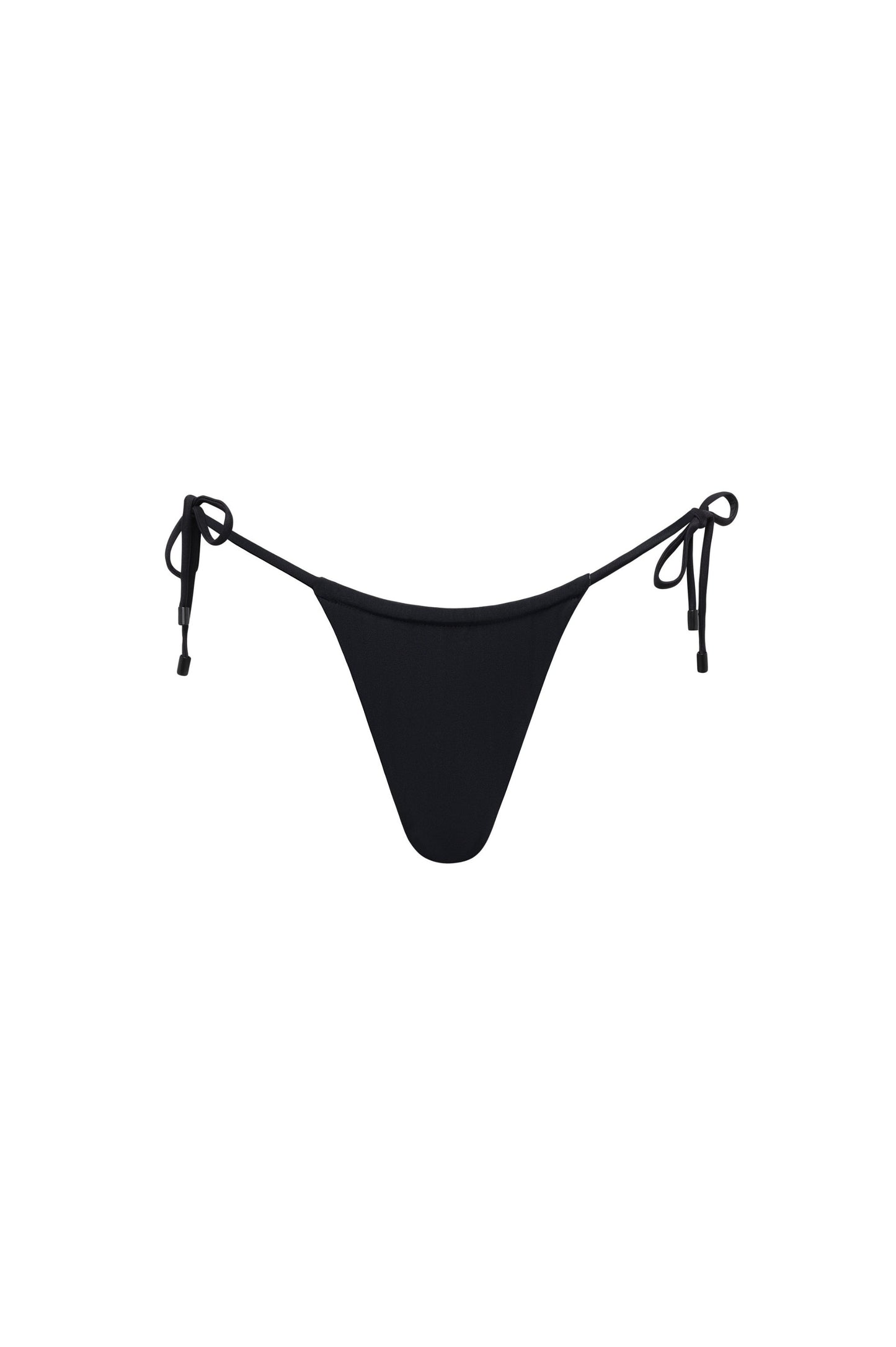Bas de maillot de bain Waikiki à nœuds latéraux noir