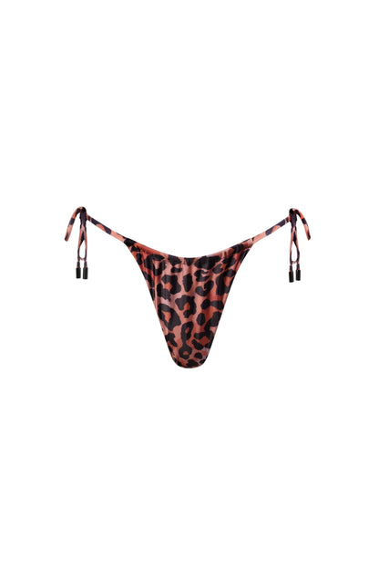 Waikiki Side Tie Bikini Bottom – Leopard