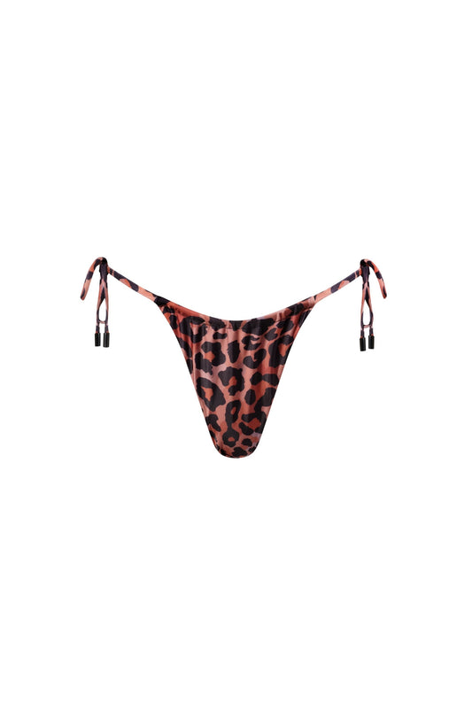 Waikiki Side Tie Bikini Bottom – Leopard