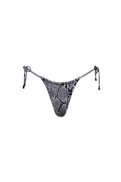 Bas de bikini Waikiki à nouer sur les côtés imprimé serpent