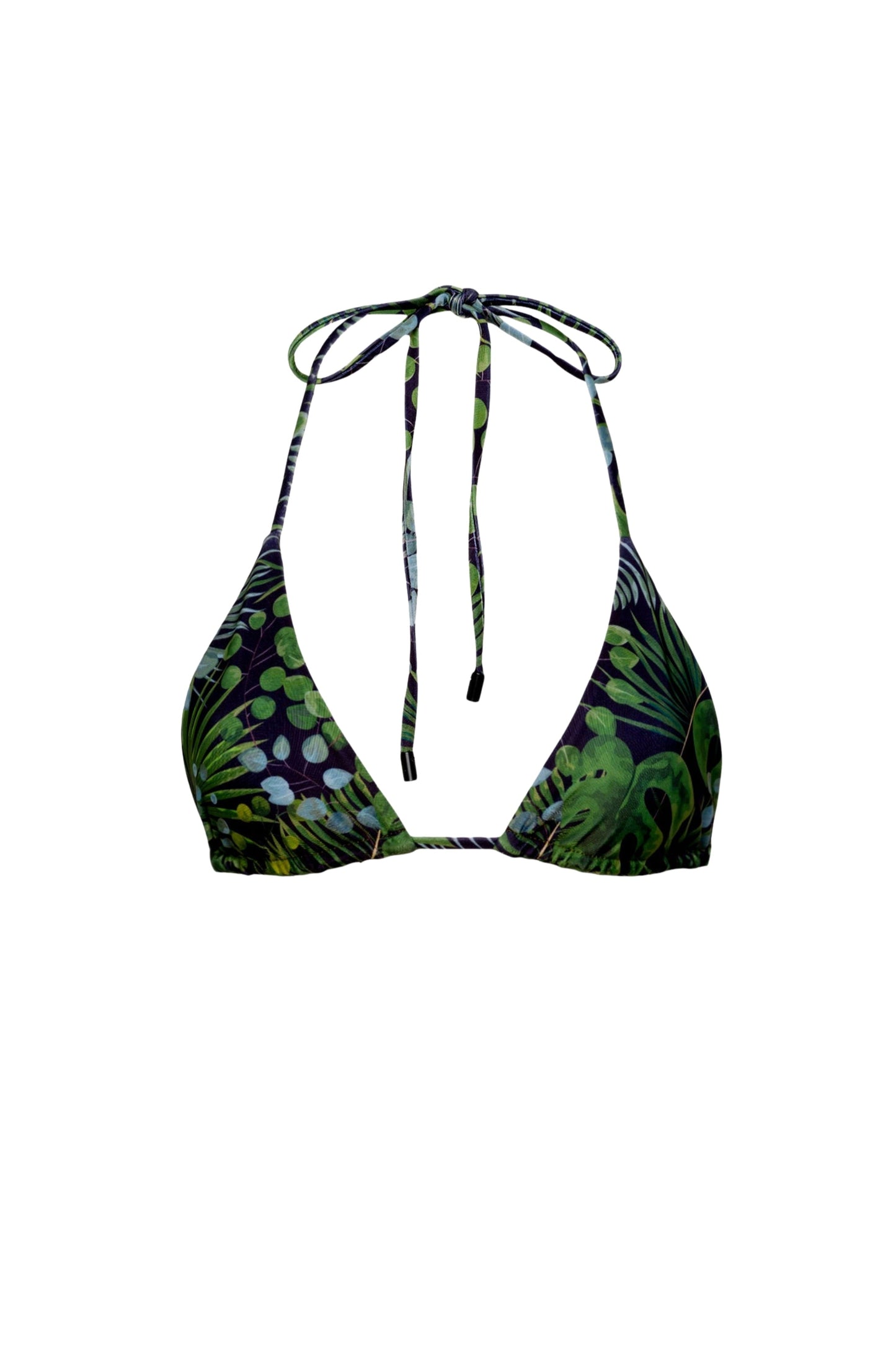 Waikiki Triangle Bikini Top – Green Palm