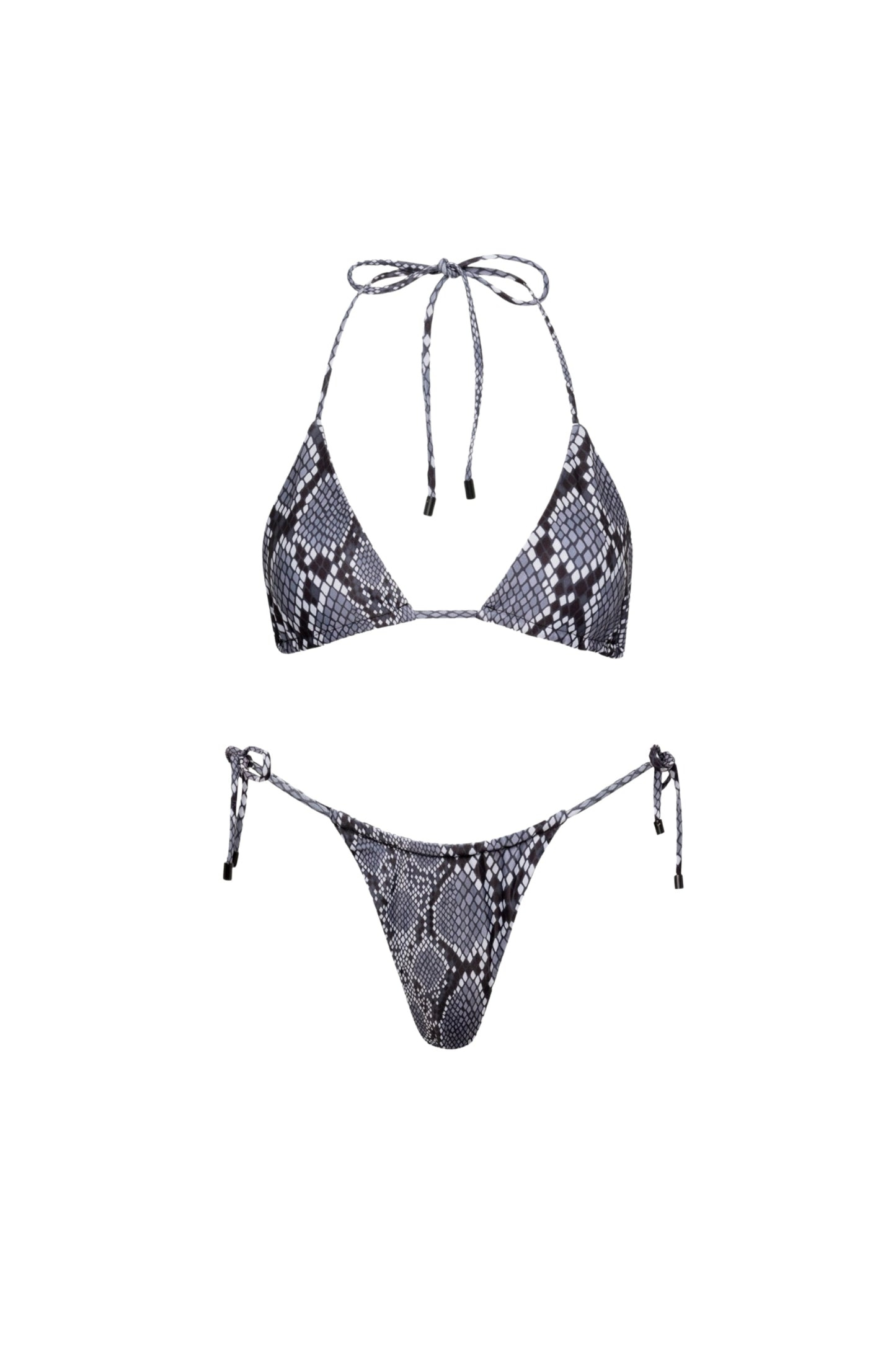 Waikiki Triangle String Bikini Set – Snake
