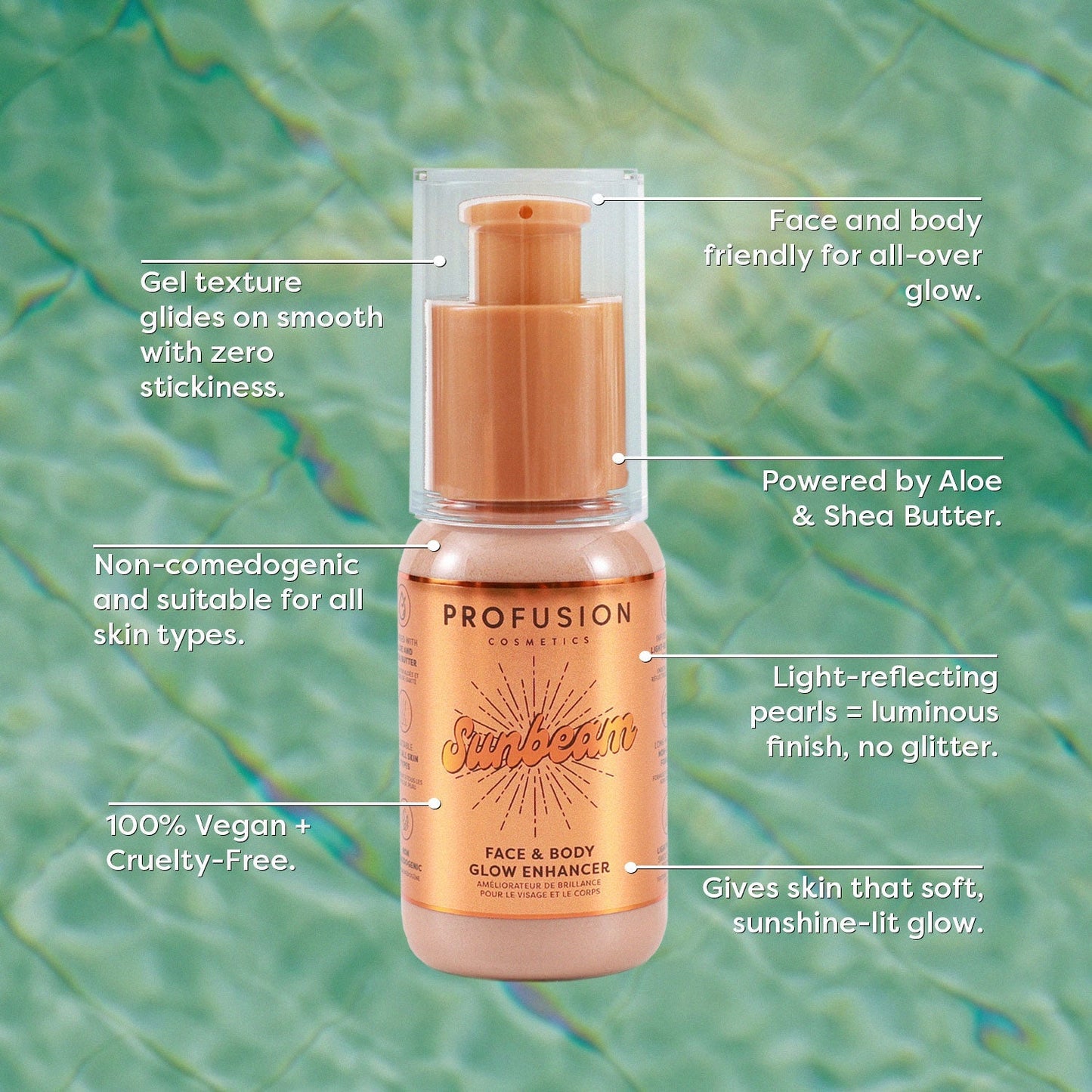 West Coast Glow | Sunbeam Face & Body Glow Enhancer | Daily Health & Beauty