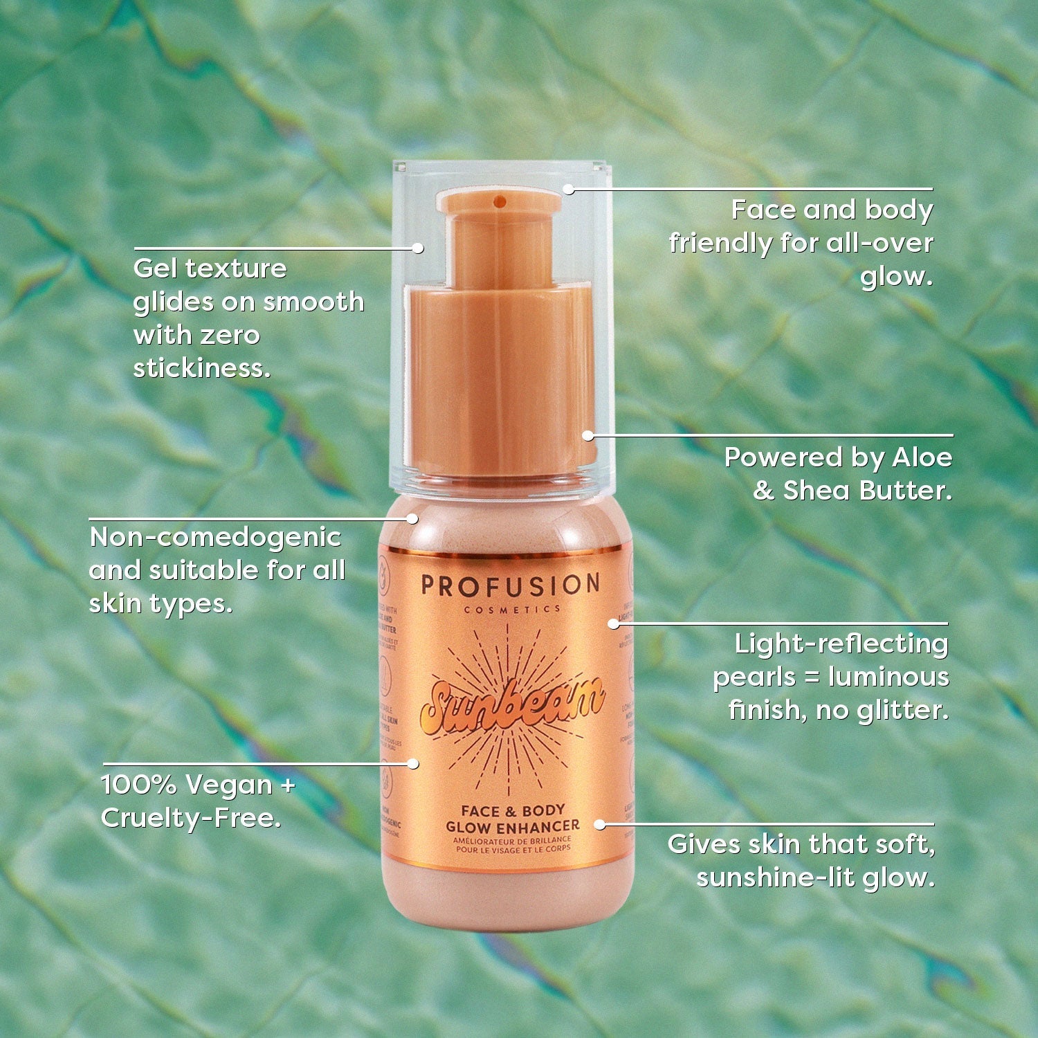 West Coast Glow | Sunbeam Face & Body Glow Enhancer | Daily Health & Beauty
