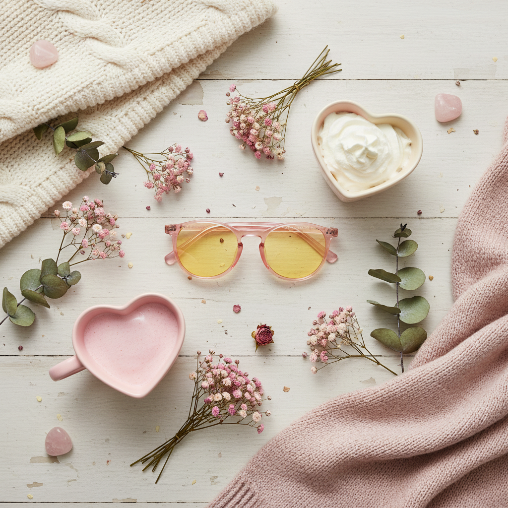 Rose Quartz Blue Light Blocking Glasses - DreamWalkerz Crystal Collection