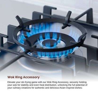 Rangaire 30" Gas Cooktop 5 Burners Stainless Steel RCG301S