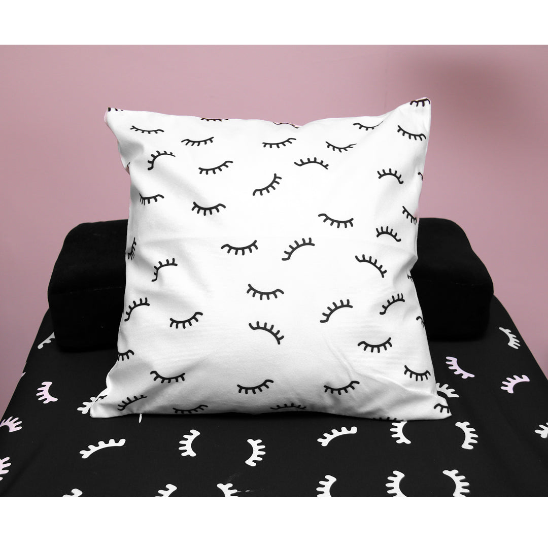 Throw Pillow Cover - Eyelash Pattern 18