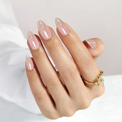 Mirror Glaze Almond Nails - Press On Nails | Long Lasting & Reusable
