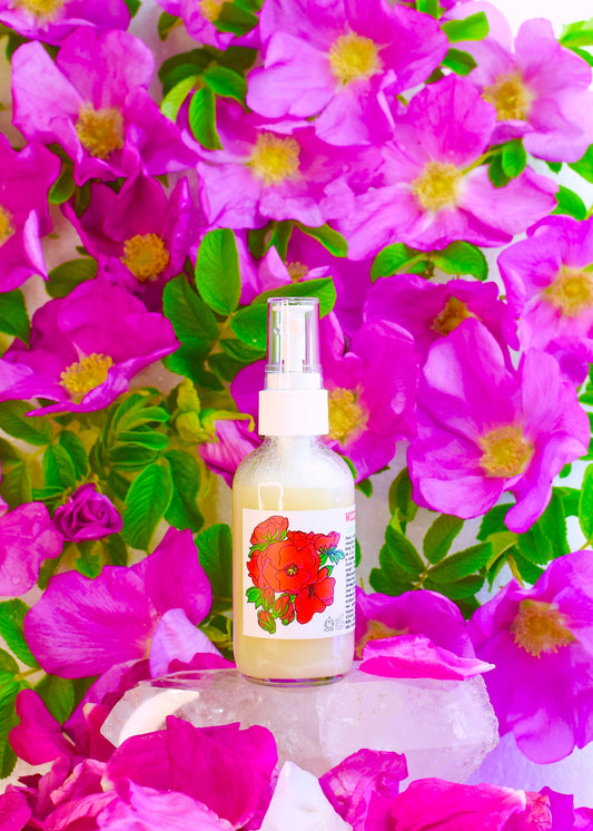 Nettoyant visage à la rose sauvage