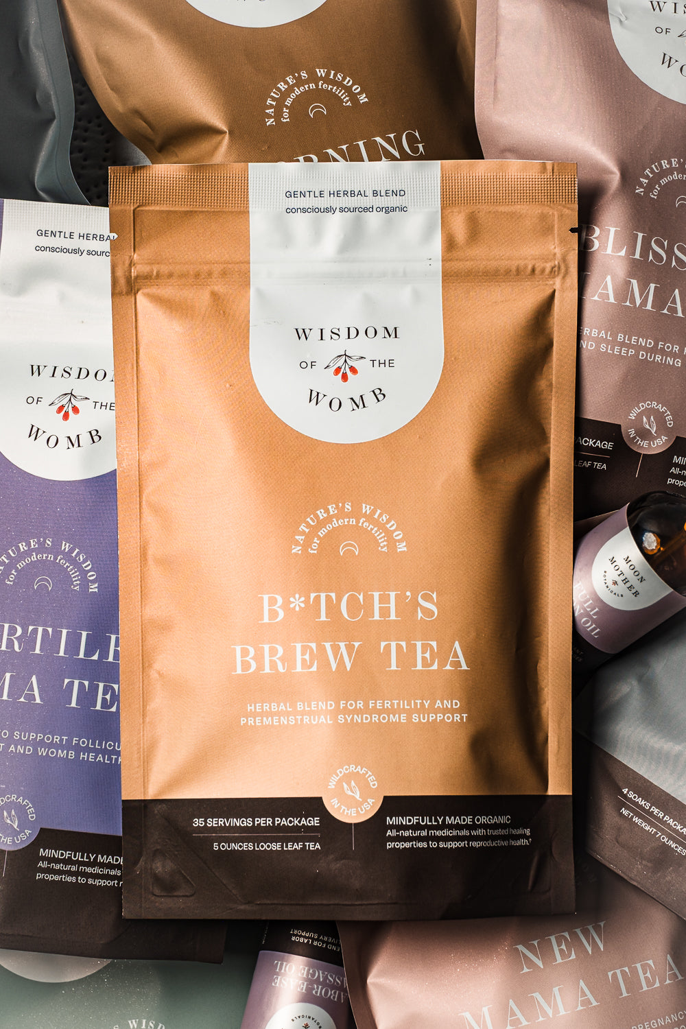 B*tch’s Brew Tea: Herbal Blend for Menstrual Support  - Made with Organic and Wildcrafted Herbs (1800+ 5-Star Reviews)
