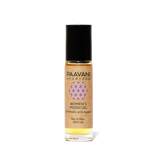 Women’s Moon Oil | Ayurvedic Support for Menstrual & Menopausal Balance | Daily Health & Beauty