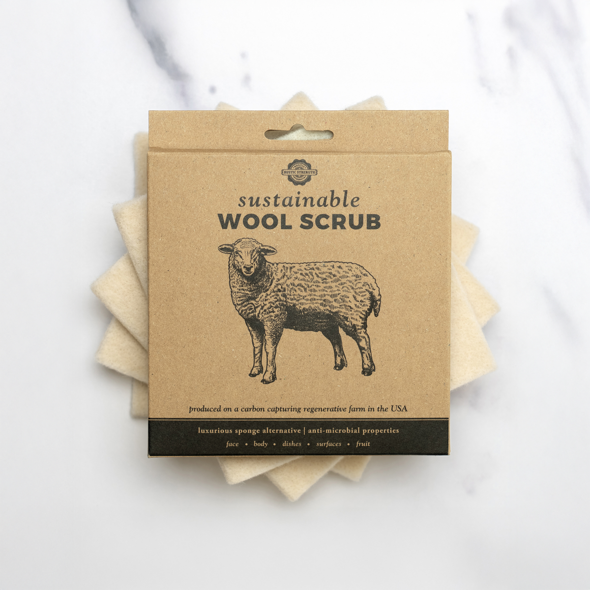 Sustainable Wool Scrub