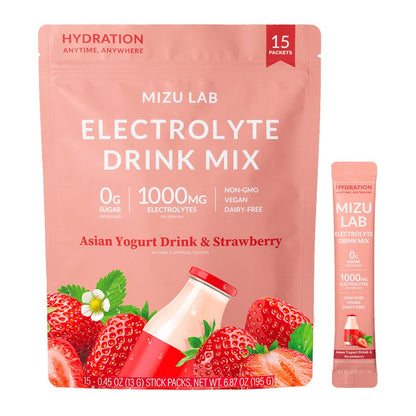 Yogurt Drink & Strawberry Electrolytes - Zero Sugar