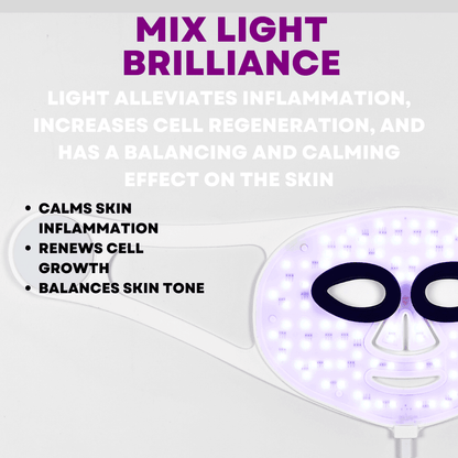 ZAQ Noor 2.0 LED Face Mask | Red, Blue & Infrared Therapy