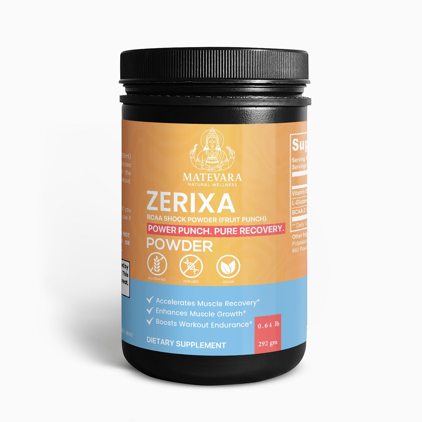 Zerixa BCAA Amino Complex - Muscle Recovery & Protein Synthesis | 292g