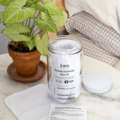 Reusable Disinfectant Wipes - DIY Kit